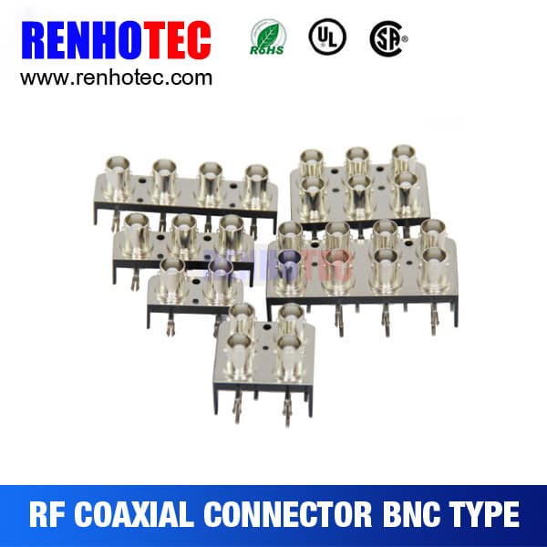 75 Ohm Straight Female PCB Mount 2_4 BNC Connector Price